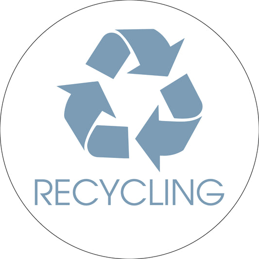 Recycling Ocean Circle Bin Sticker