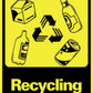 Recycling Wheelie Bin Stickers