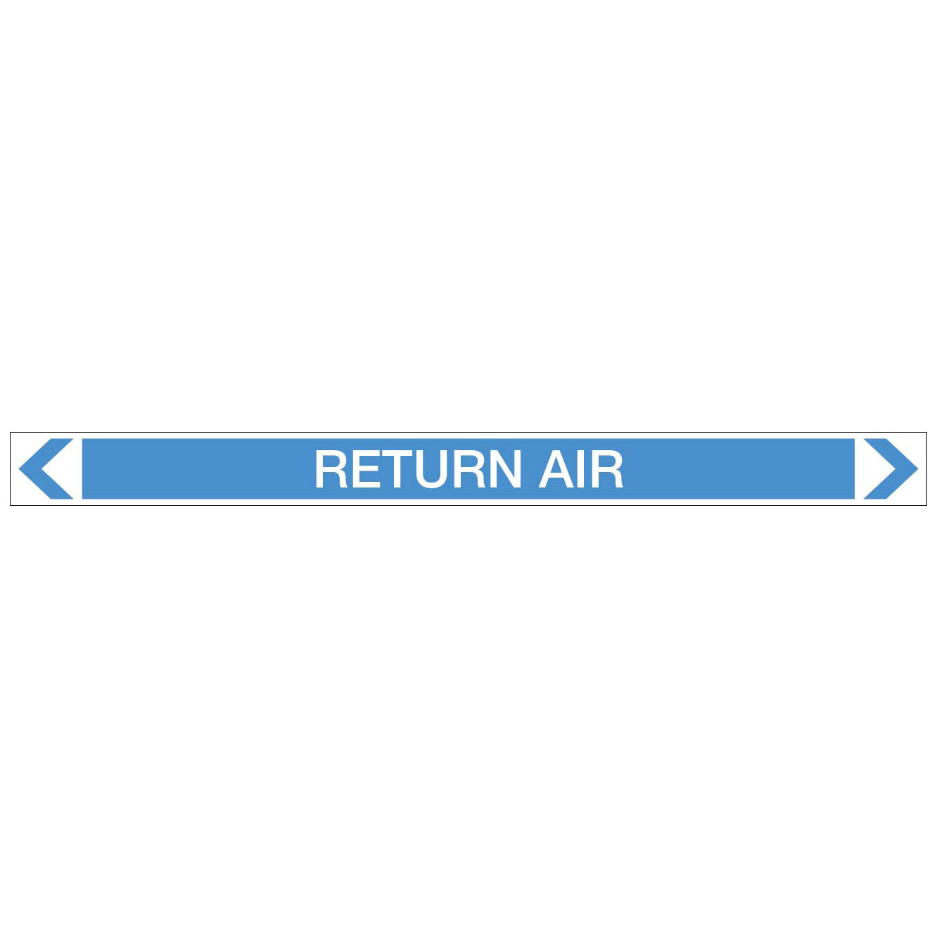 Air - Return Air - Pipe Marker Sticker