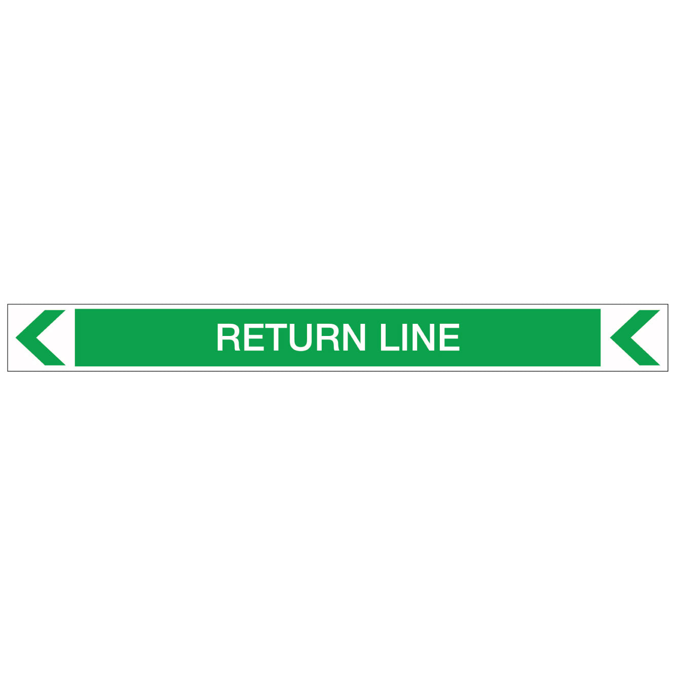 Pool/Spa - Return Line (Left) - Pipe Marker Sticker