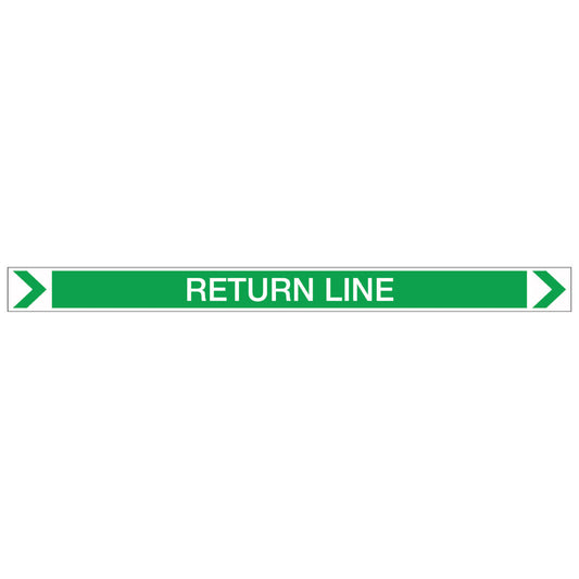 Pool/Spa - Return Line (Right) - Pipe Marker Sticker
