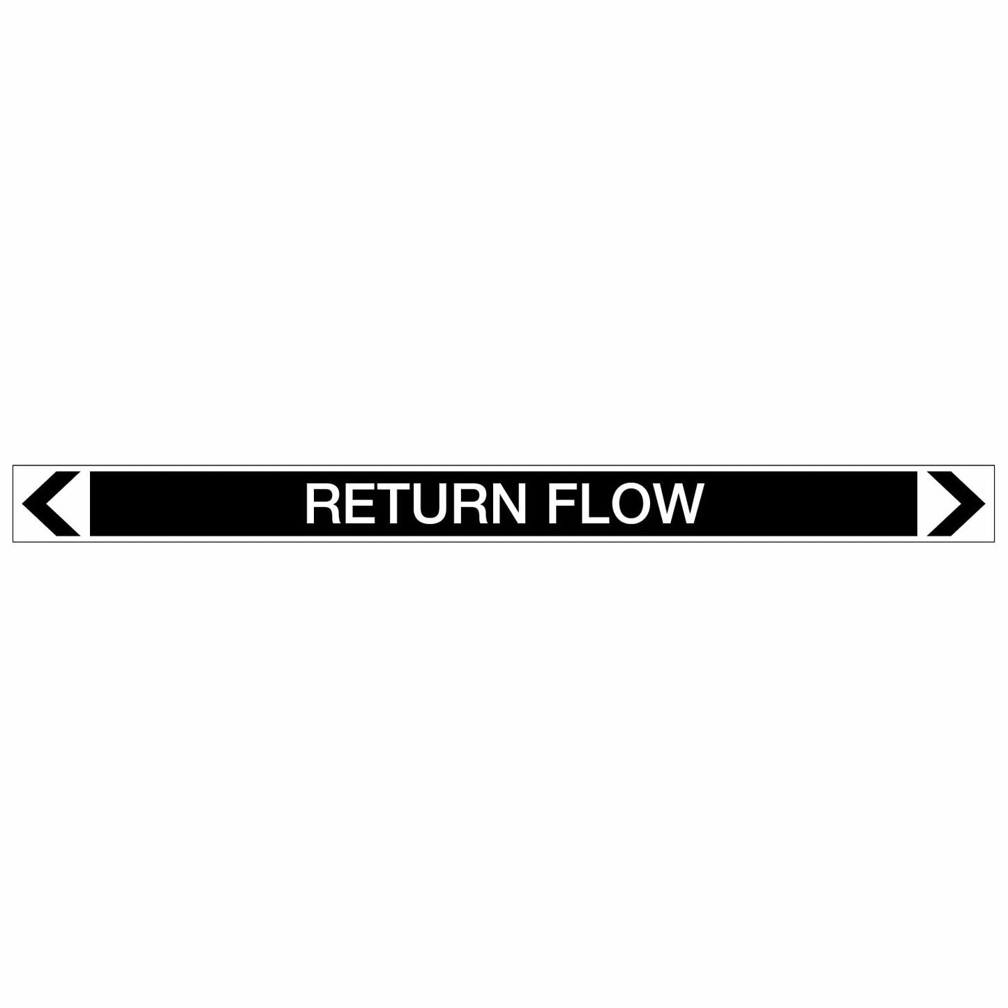 Miscellaneous - Return Flow - Pipe Marker Sticker