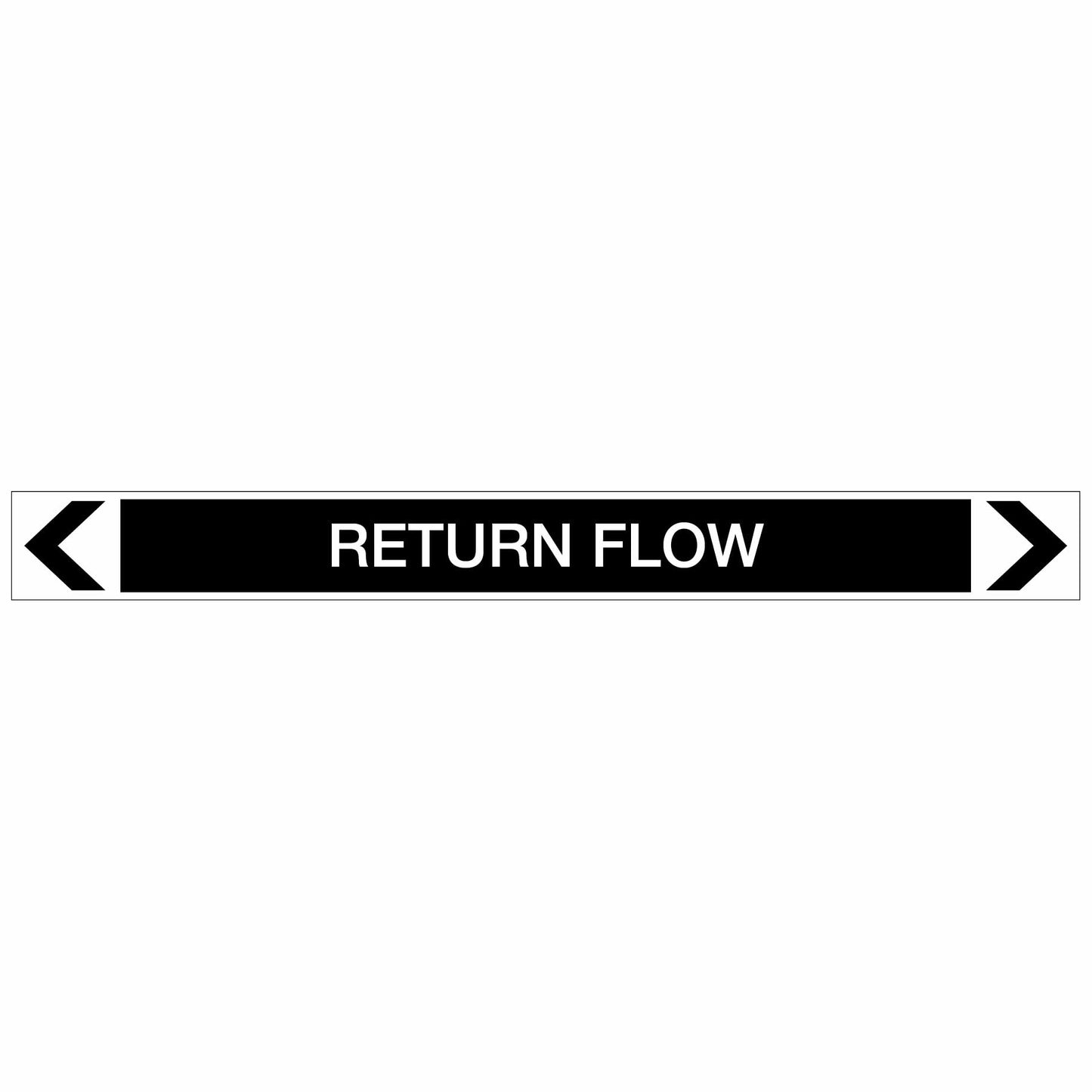 Miscellaneous - Return Flow - Pipe Marker Sticker