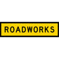 Roadworks Long Skinny Multi Message Traffic Sign