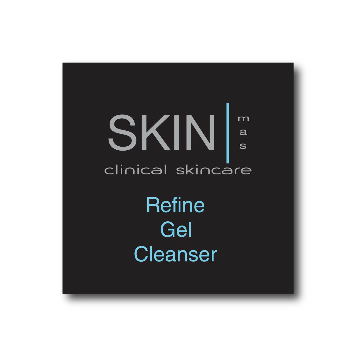 SM Black Square Refine Gel Cleanser Sticker