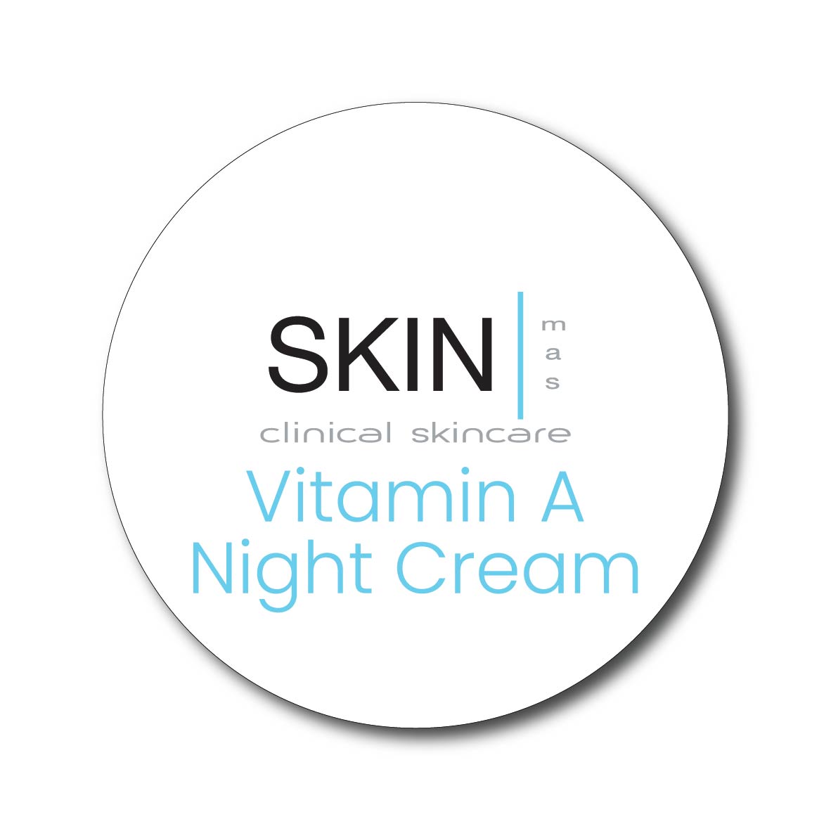 SM Vitamin A Night Cream Circle Sticker