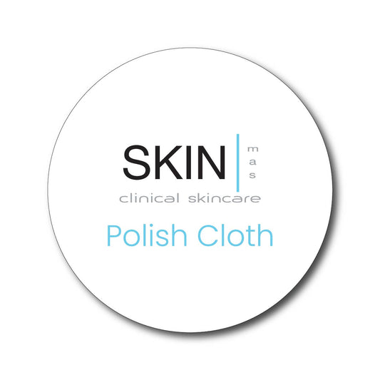 SM White Polish Cloth Circle Sticker