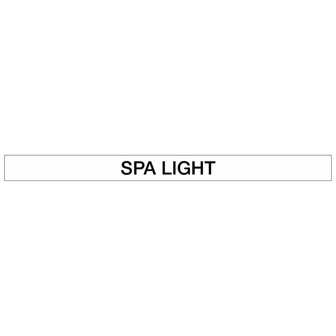 Pool/Spa - SPA Light - Pipe Marker Sticker