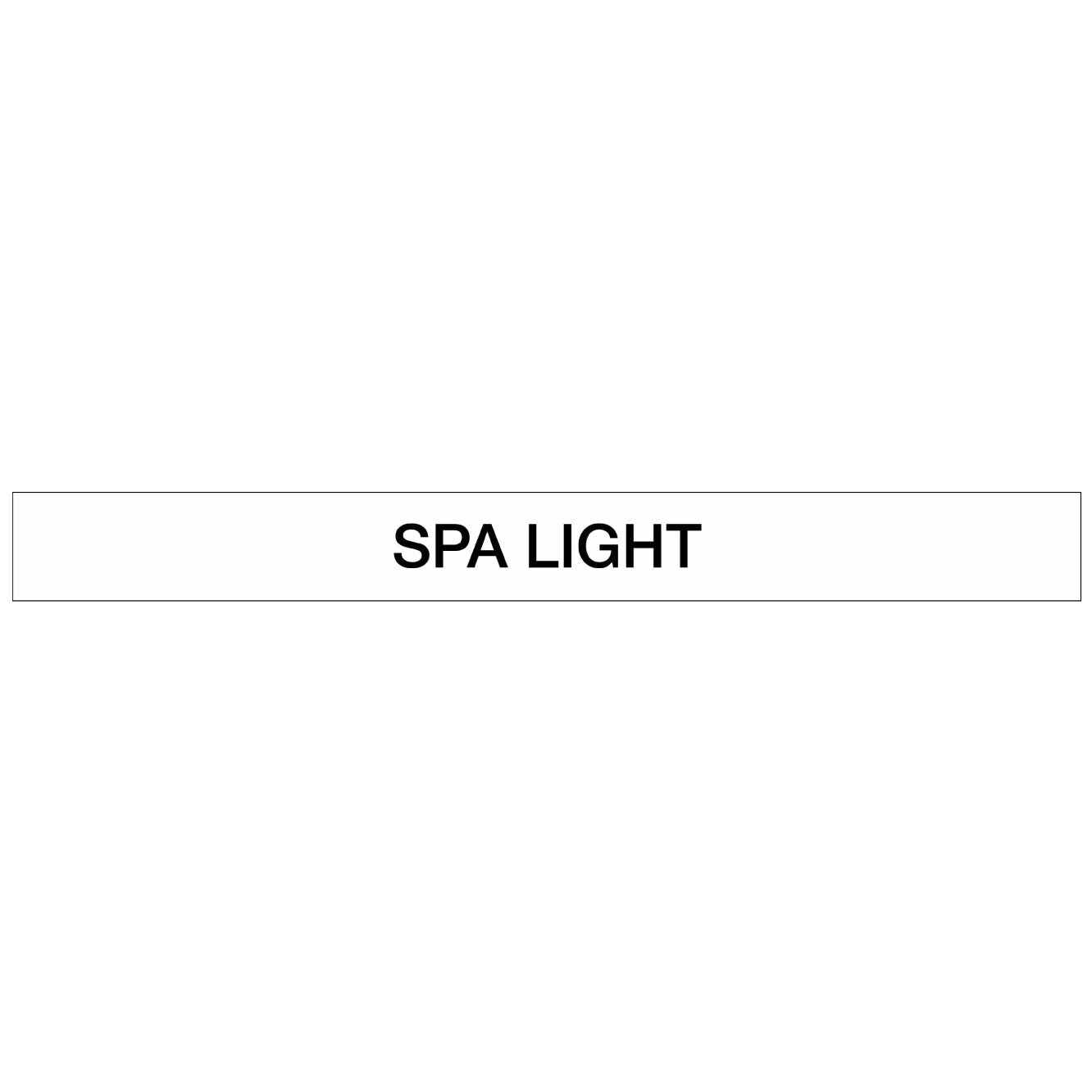 Pool/Spa - SPA Light - Pipe Marker Sticker