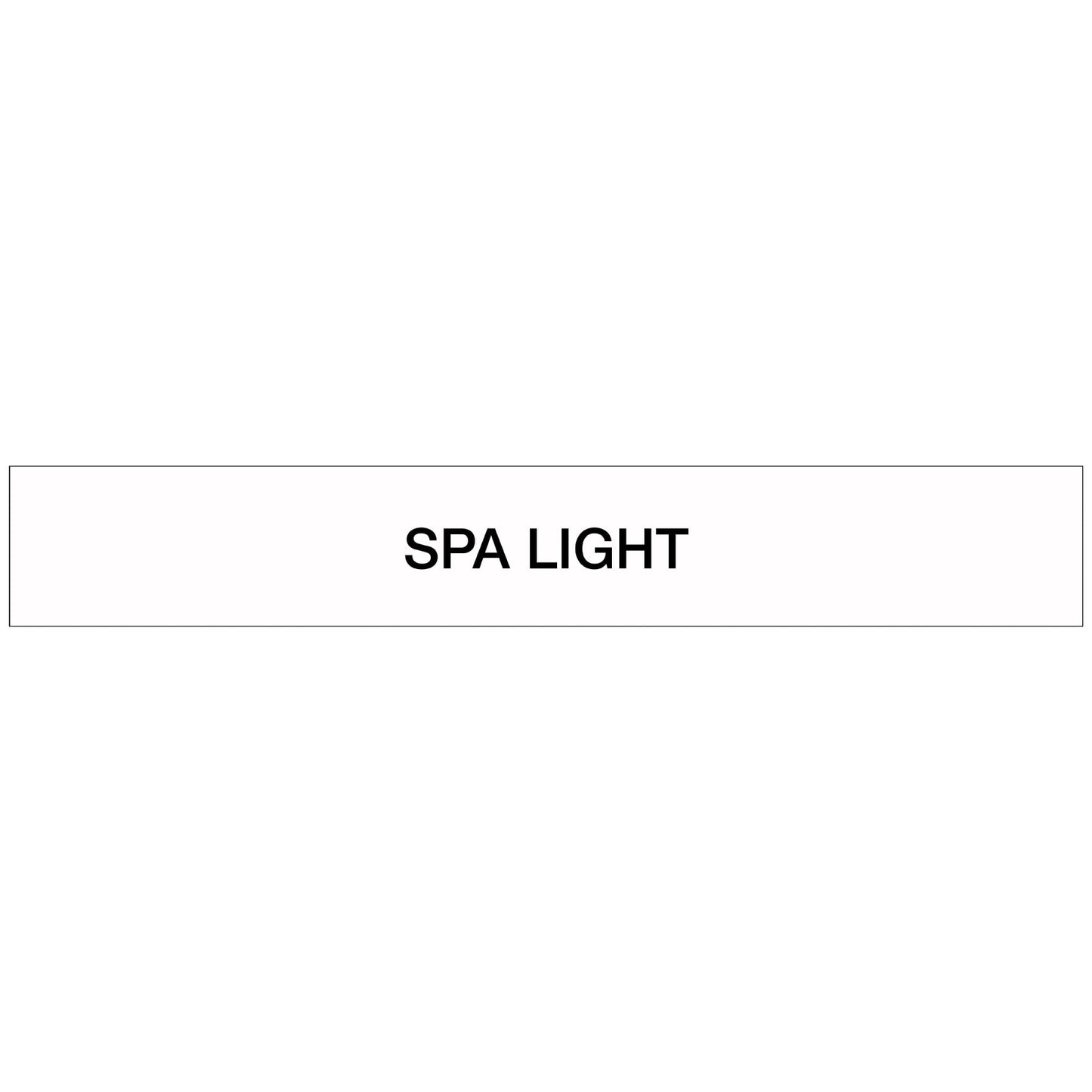 Pool/Spa - SPA Light - Pipe Marker Sticker