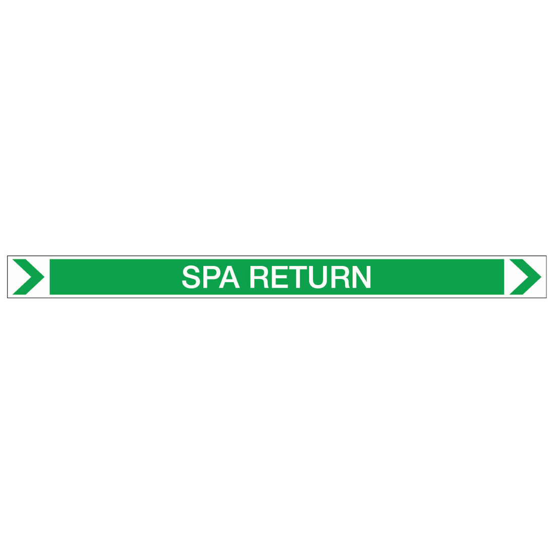 Spa Returns Pool/Spa - SPA Return (Right) - Pipe Marker Sticker – New Signs