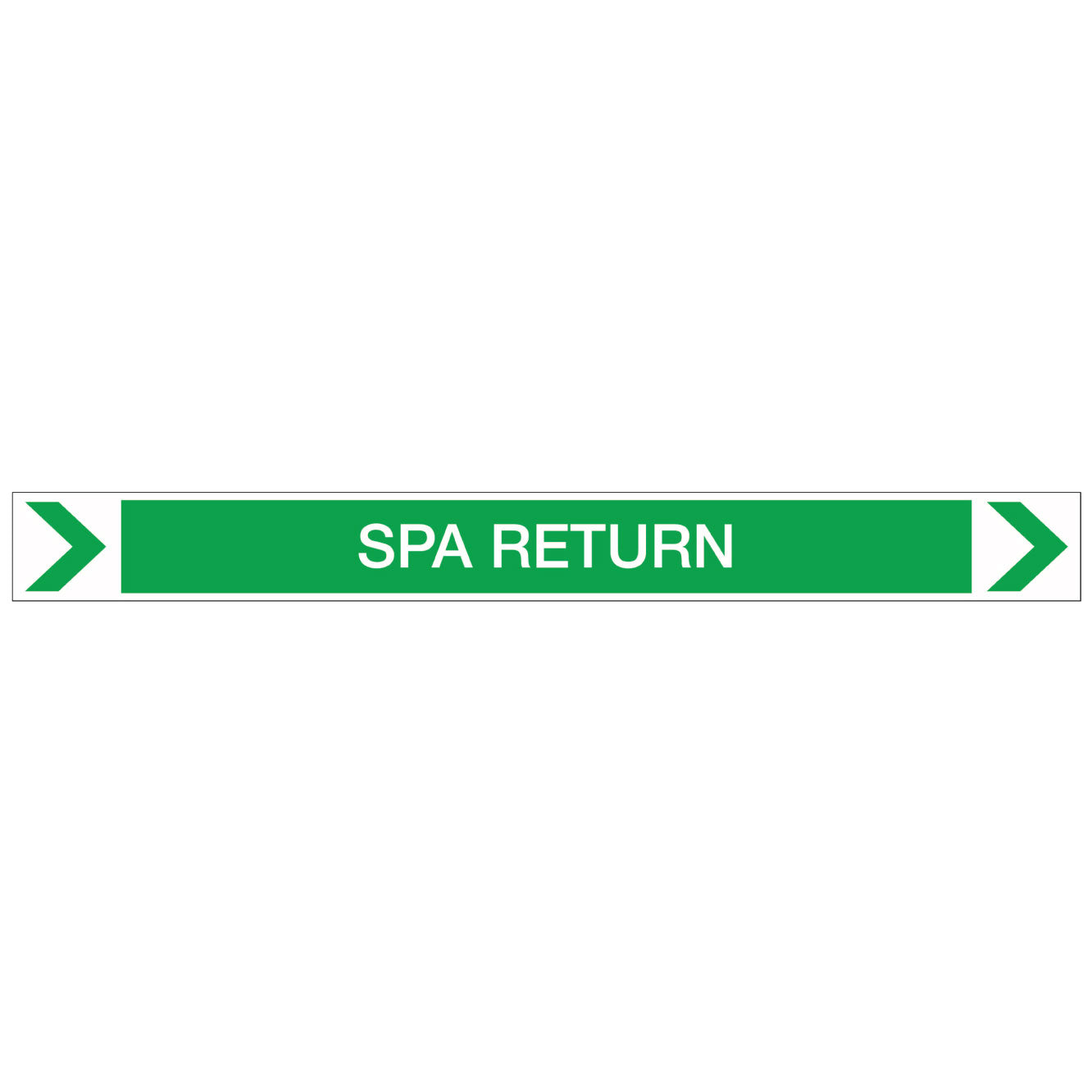 Pool/Spa - SPA Return (Right) - Pipe Marker Sticker