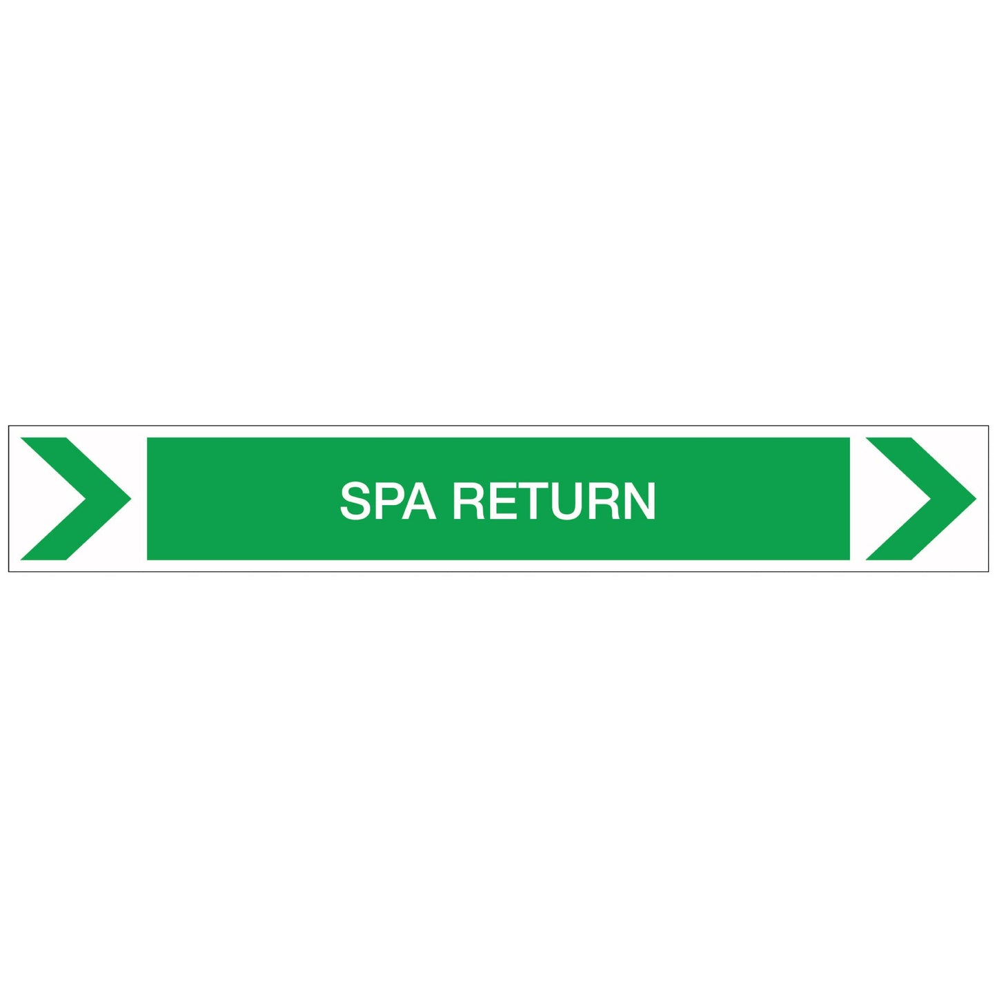 Pool/Spa - SPA Return (Right) - Pipe Marker Sticker
