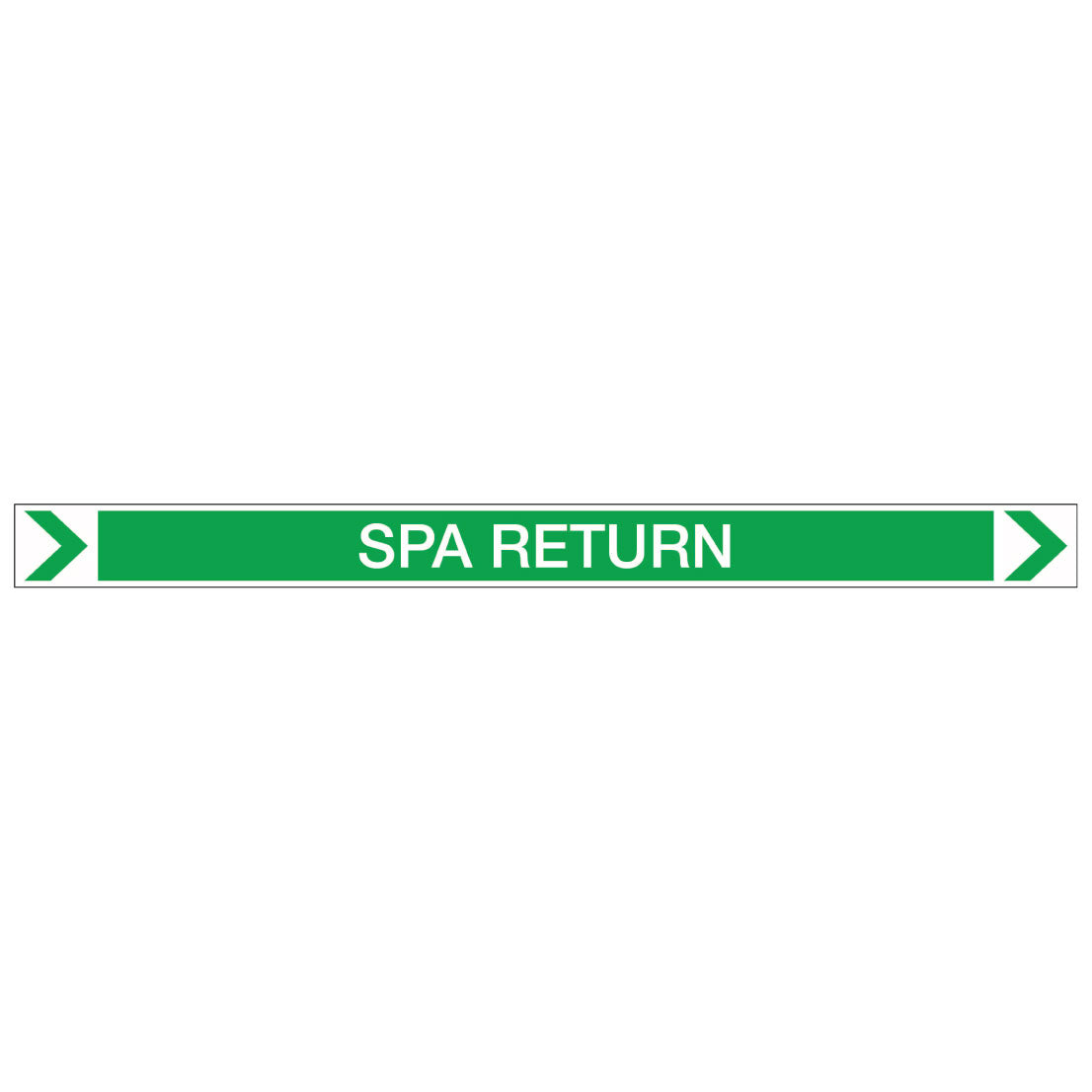 Pool/Spa - SPA Return (Right) - Pipe Marker Sticker