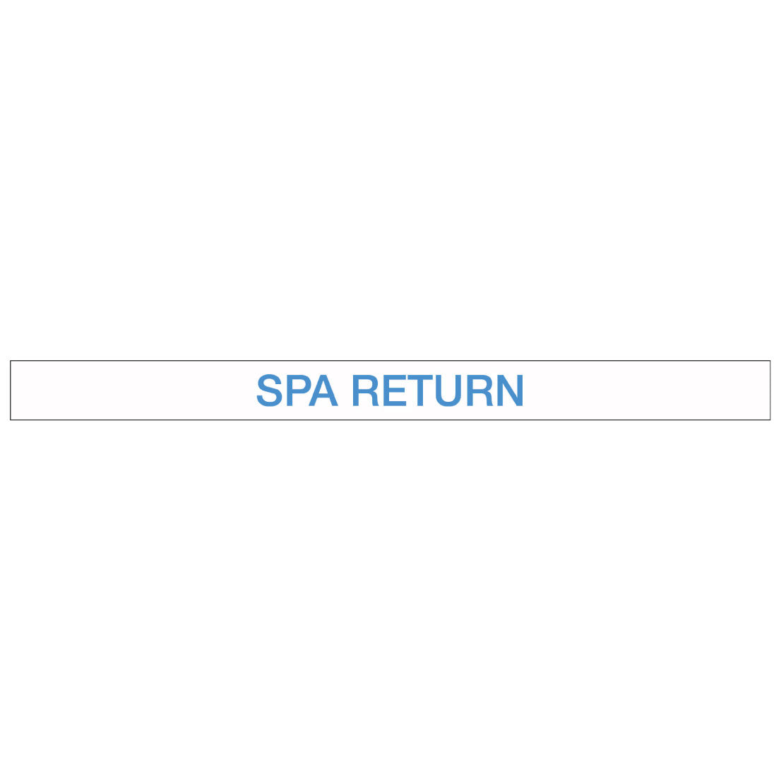 Pool/Spa - SPA Return - Pipe Marker Sticker – New Signs