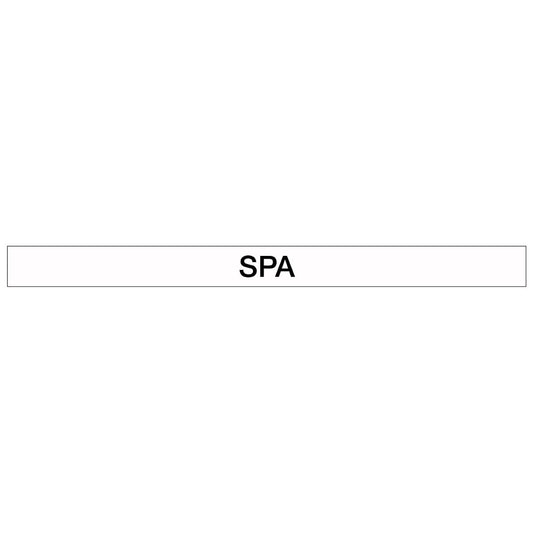 Pool/Spa - SPA - Pipe Marker Sticker