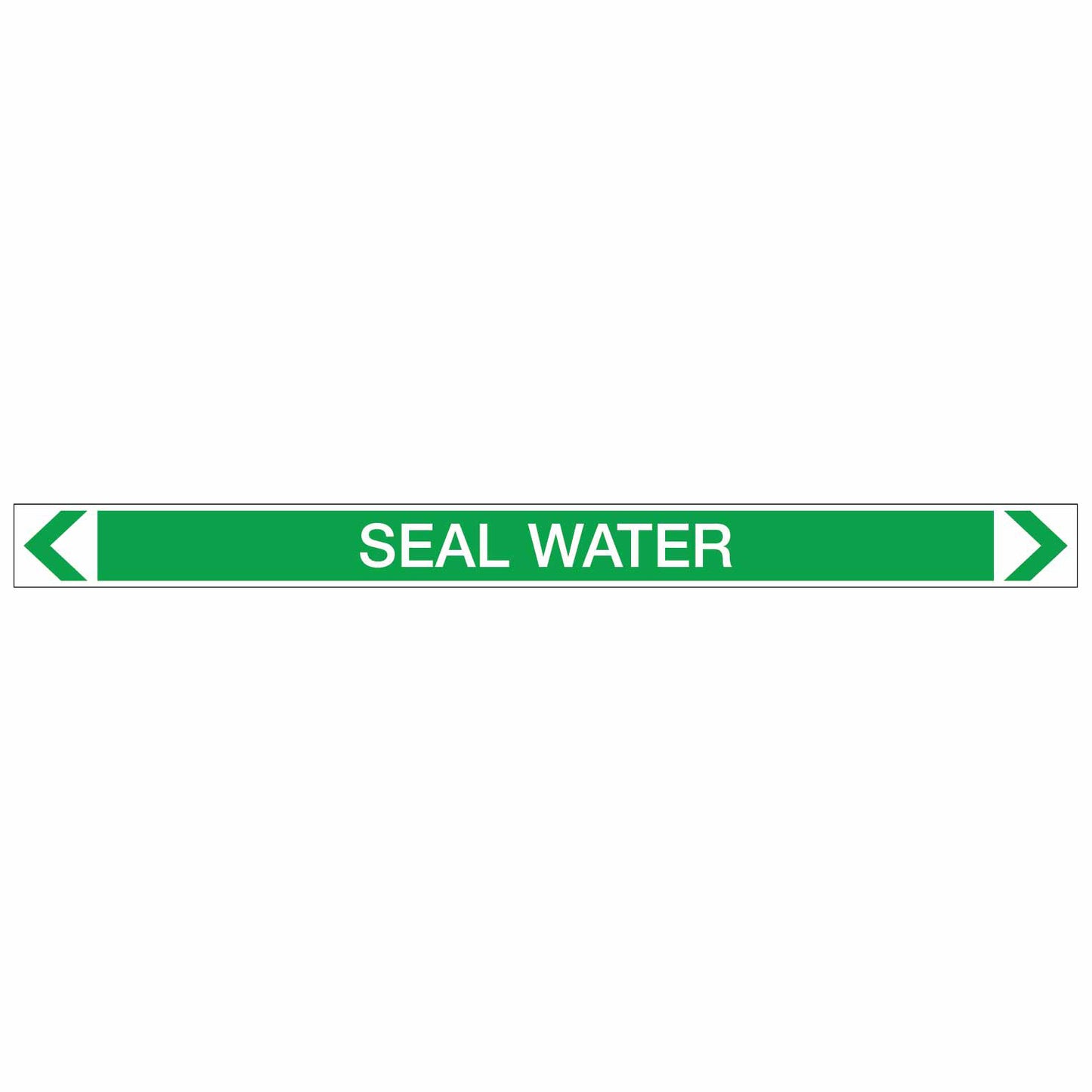 Water - Seal Water - Pipe Marker Sticker
