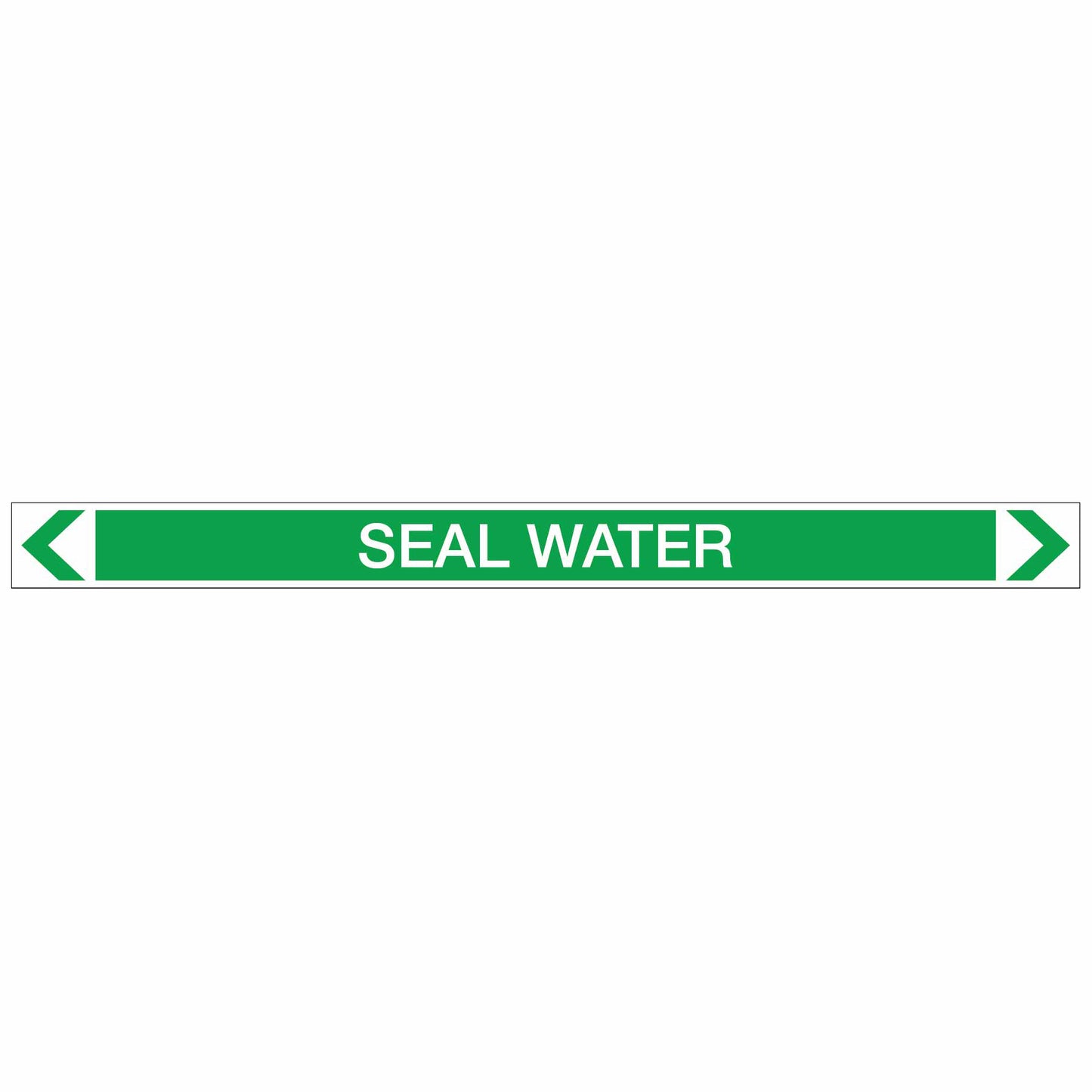 Water - Seal Water - Pipe Marker Sticker