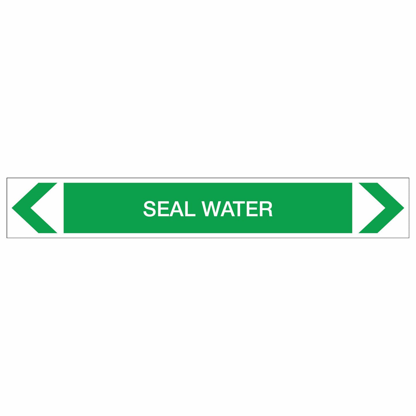 Water - Seal Water - Pipe Marker Sticker