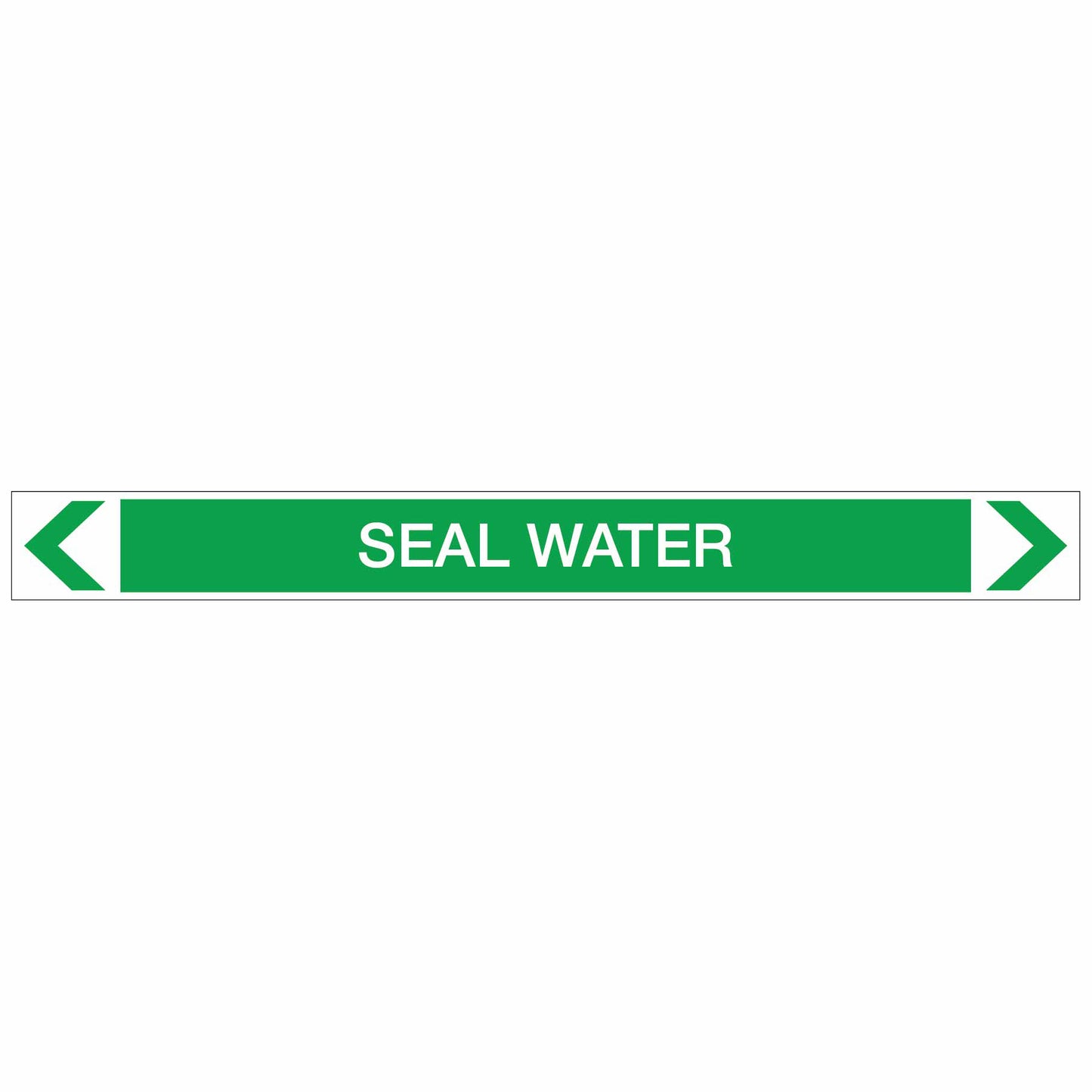 Water - Seal Water - Pipe Marker Sticker