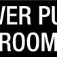Sewer Pump Room - Statutory Sign
