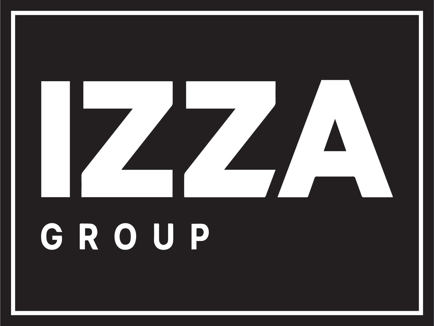 IZG Izza Group Logo Small 300mm x 225mm  Sign