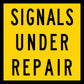 Signals Under Repair Multi Message Traffic Sign