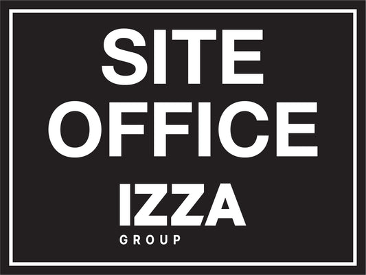 IZG Site Office 300mm x 225mm Sign