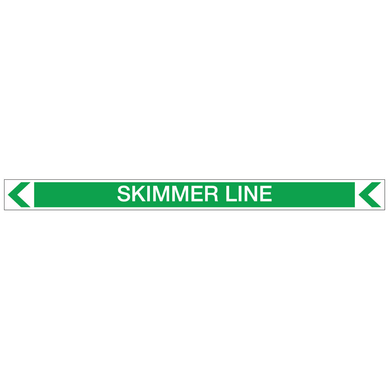 Pool/Spa - Skimmer Line (Left) - Pipe Marker Sticker