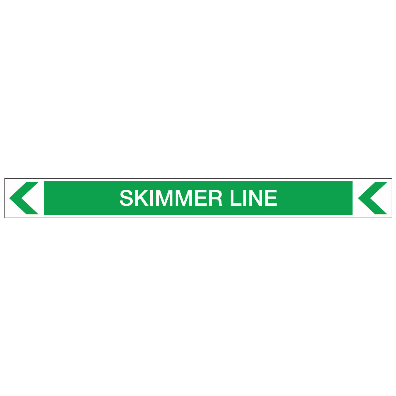 Pool/Spa - Skimmer Line (Left) - Pipe Marker Sticker