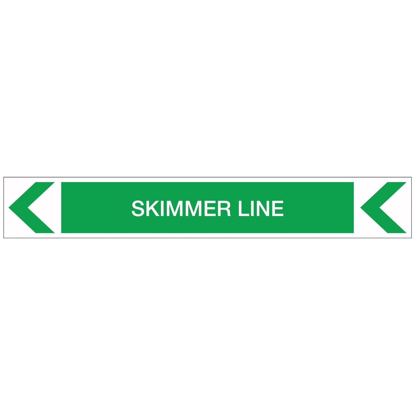 Pool/Spa - Skimmer Line (Left) - Pipe Marker Sticker