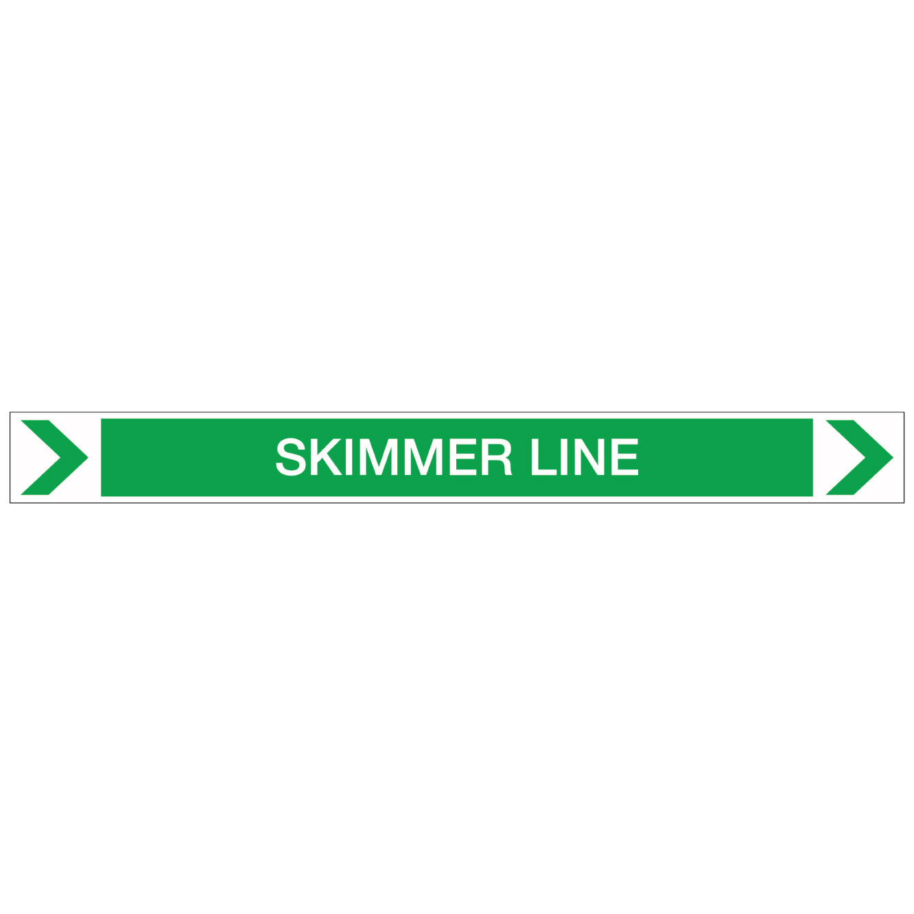 Pool/Spa - Skimmer Line (Right) - Pipe Marker Sticker