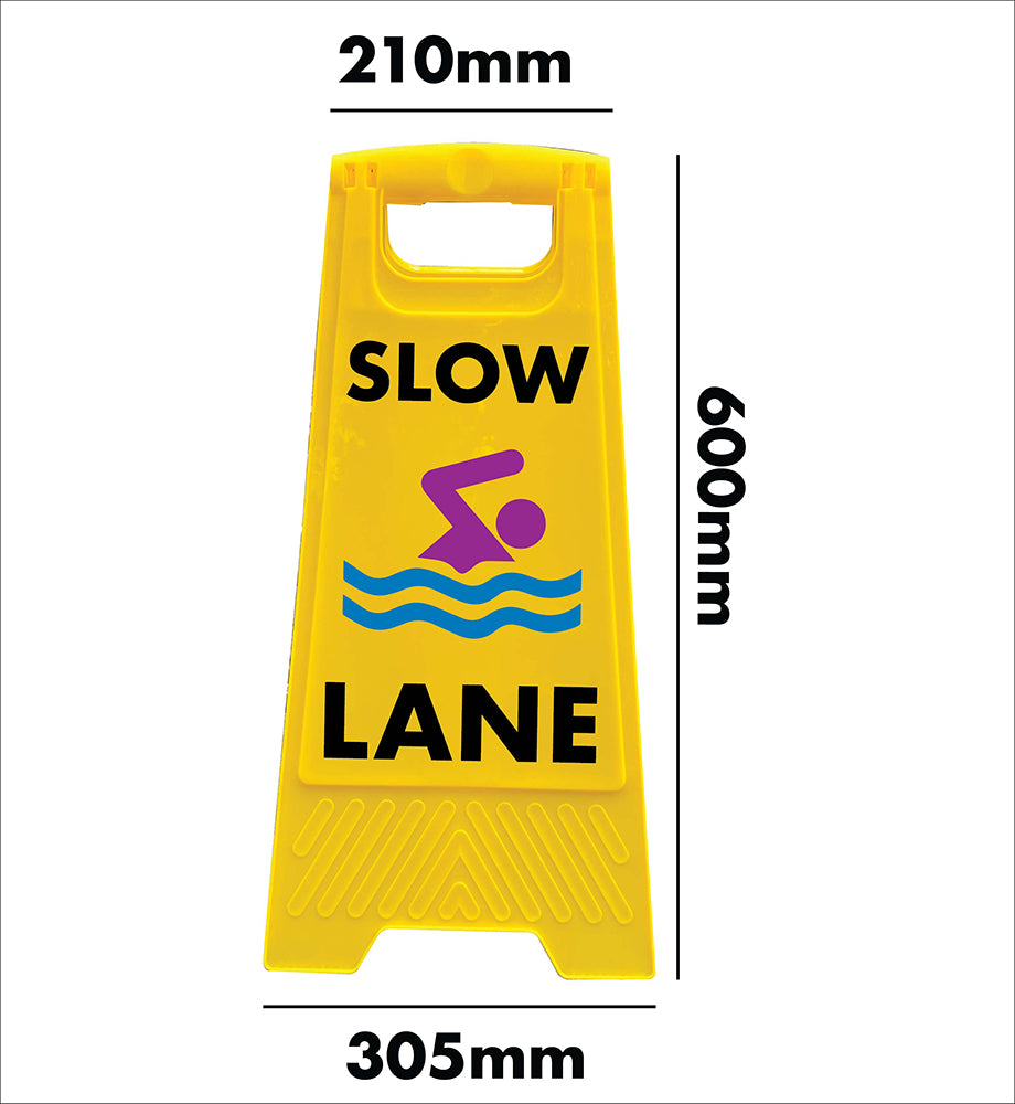 Yellow A-Frame - Slow Lane