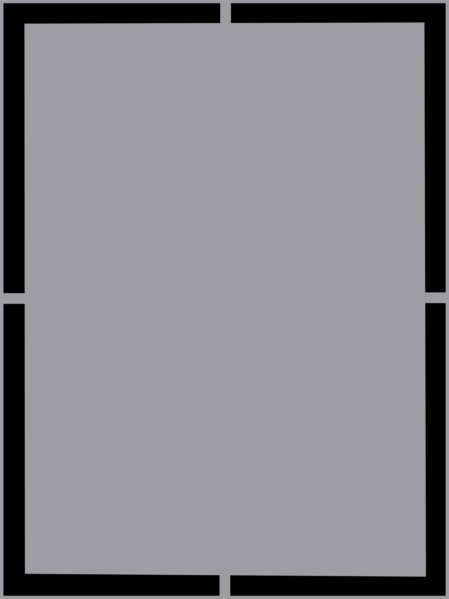 Outline - Aluminium Composite Stencil