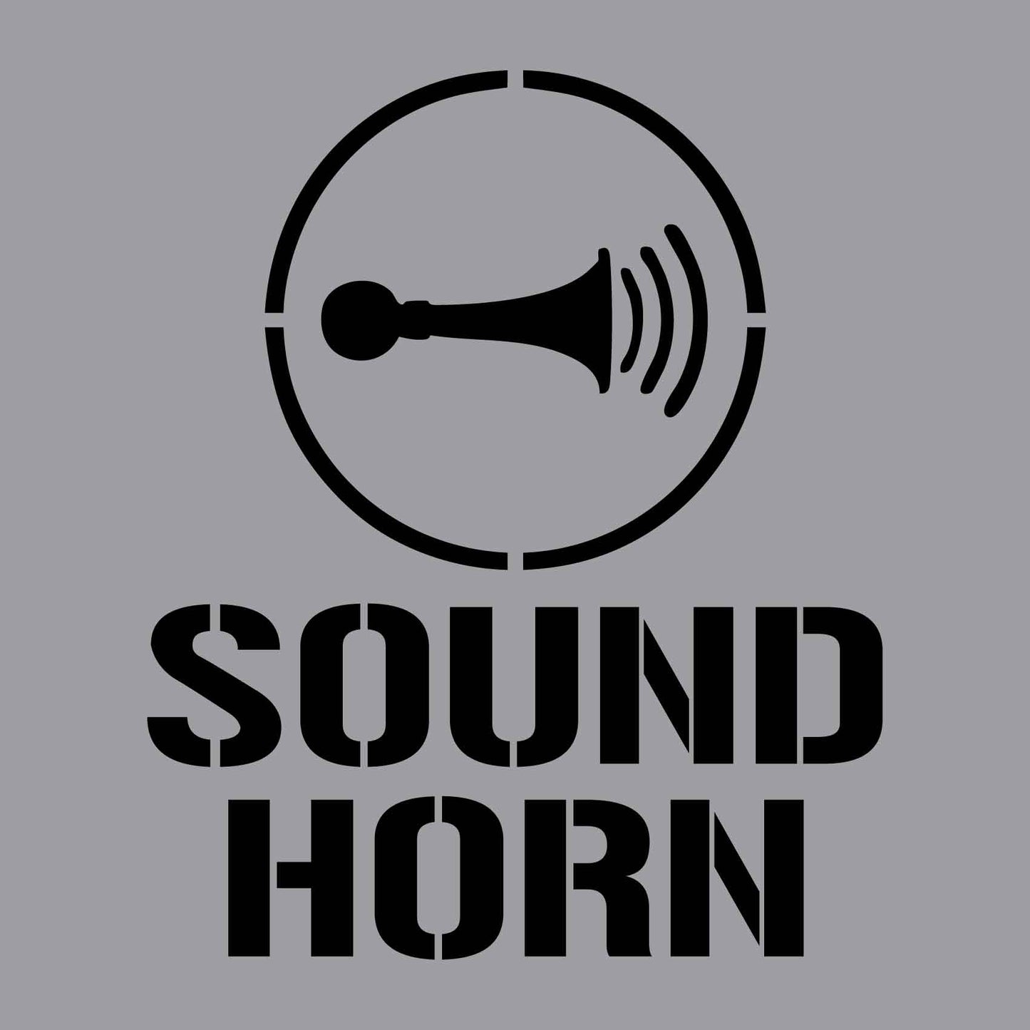 Sound Horn - Aluminium Composite Stencil