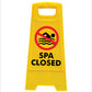 Yellow A-Frame - Spa Closed Icon