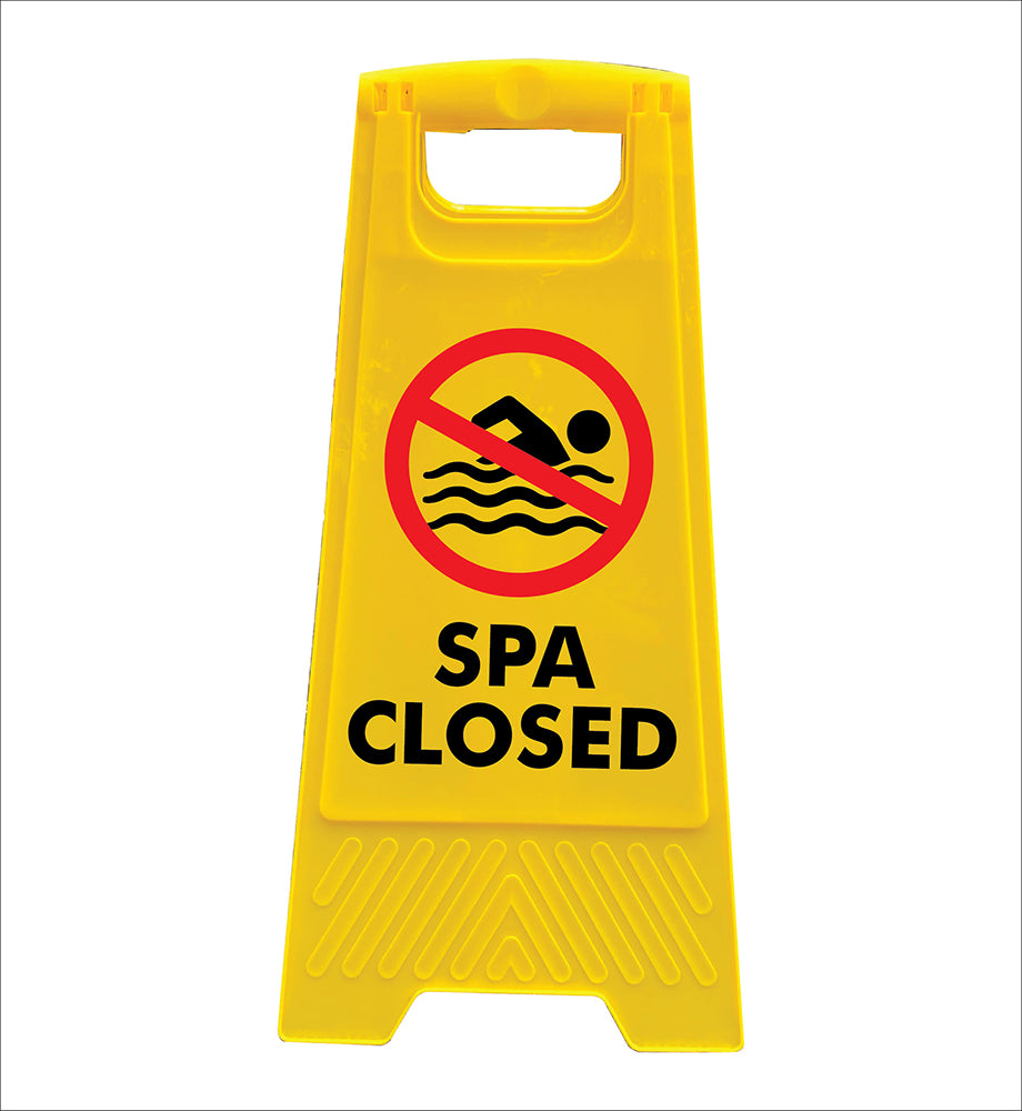 Yellow A-Frame - Spa Closed Icon