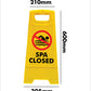 Yellow A-Frame - Spa Closed Icon