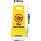 Yellow A-Frame - Spa Closed Icon