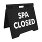 Spa Closed - Evarite A-Frame Sign