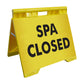 Spa Closed - Evarite A-Frame Sign