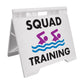 Squad Training - Evarite A-Frame Sign