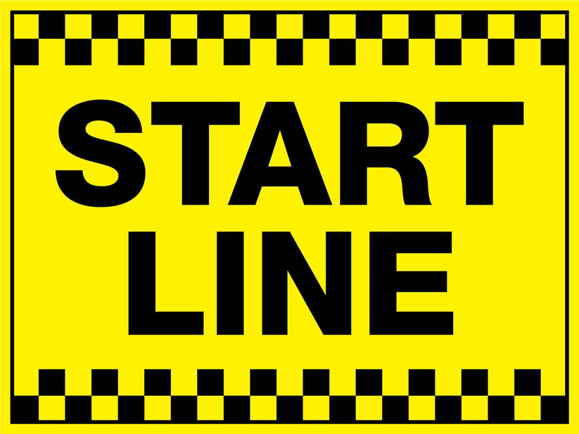 Start Line Sign – New Signs
