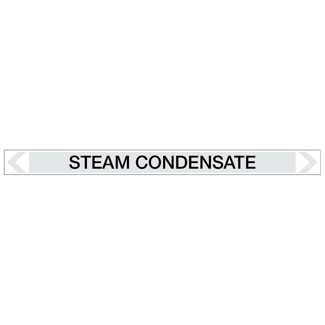 Steam - Steam Condensate - Pipe Marker Sticker