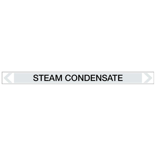 Steam - Steam Condensate - Pipe Marker Sticker