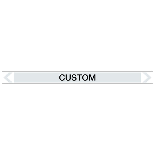Steam - Custom - Pipe Marker Sticker