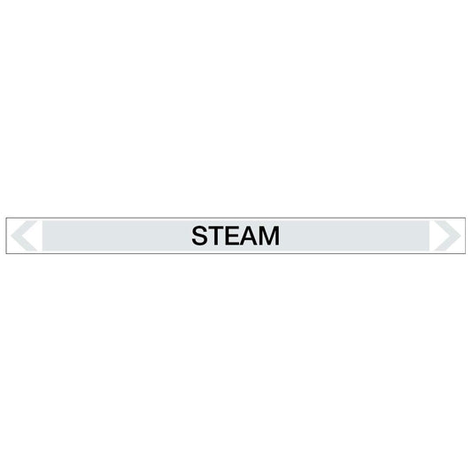 Steam - Steam - Pipe Marker Sticker