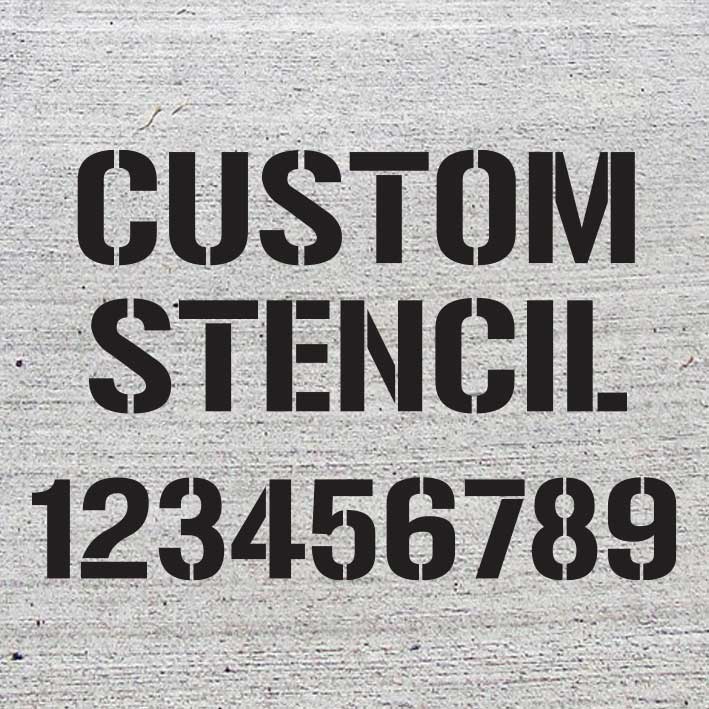 Custom Aluminium Composite Stencil