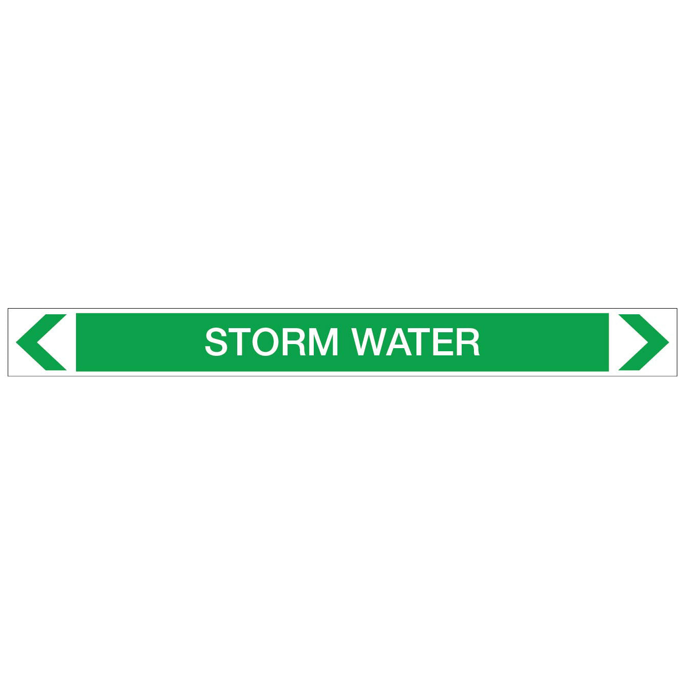Water - Storm Water - Pipe Marker Sticker