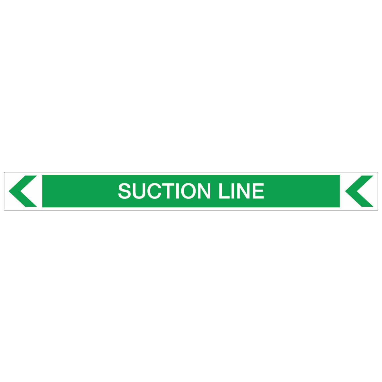 Pool/Spa - Suction Line (Left) - Pipe Marker Sticker